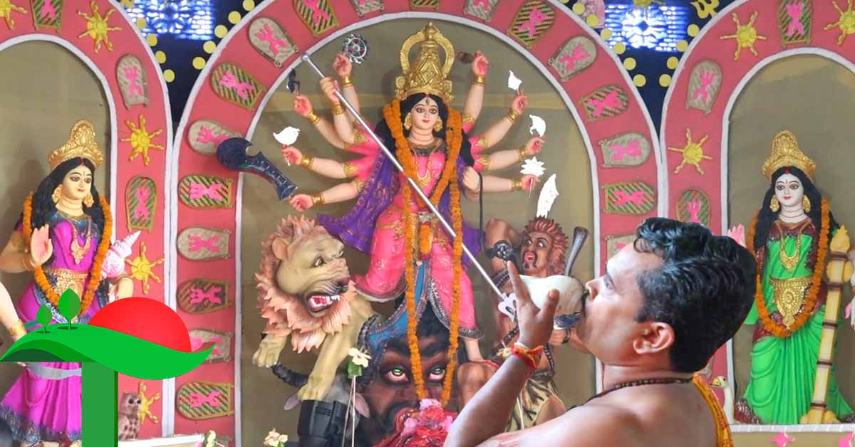 করোনামুক্ত বিশ্ব কামনা করে রাঙ্গামাটির ৪০ মন্ডপে শারদীয় দূর্গোৎসবের মহাঅষ্টমী পূজা শুরু
