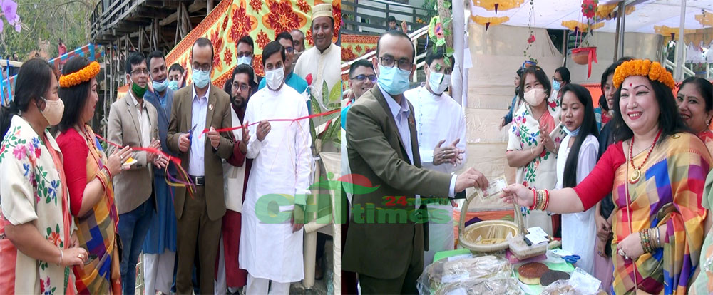 রাঙামাটির চন্দ্রিমায় চলছে দু’দিনব্যাপী পৌষ পিঠা উৎসব