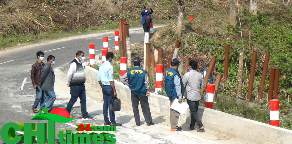 সংবাদ প্রকাশের পর রাঙামাটিতে সড়ক মেরামতে অনিয়ম তদন্তে দুদকের অভিযান 