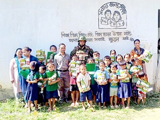 সেনাবাহিনীর কল্যাণে কেপলাং পাড়া হাইস্কুল ফিরে পেল শিক্ষার আলো
