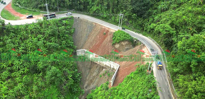 পাহাড়ি সড়ক রক্ষায় রাঙামাটিতে বাস্তবায়িত হচ্ছে সওজ'র ৩৫০ কোটি টাকার প্রকল্প