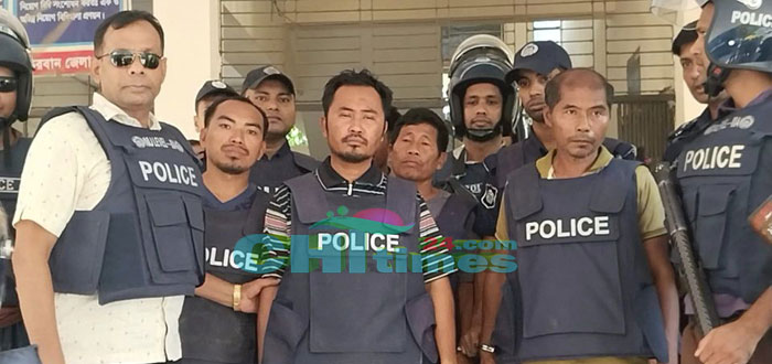 কেএনএফ'র ব্যাংক ডাকাতিতে সম্পৃক্ততা: রুমা ছাত্রলীগ সভাপতিসহ ৭ জন কারাগারে