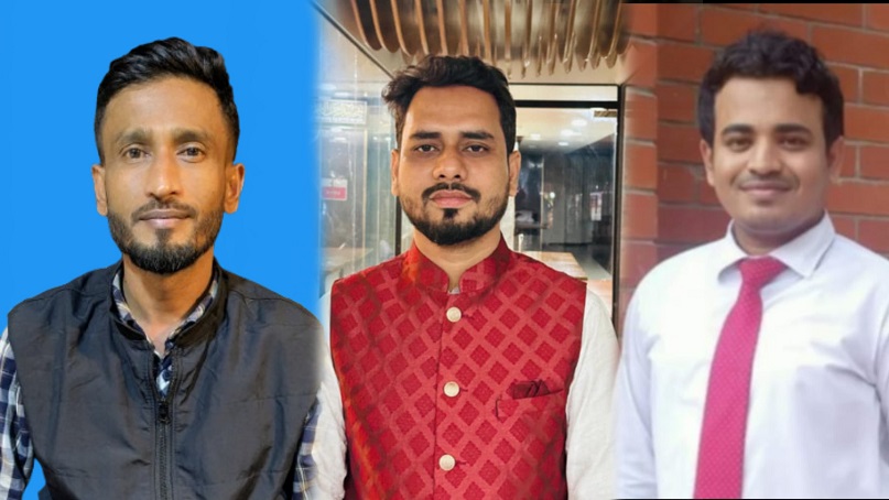 সানরাইজ ক্লাবের সভাপতি খোরশেদ, সম্পাদক সুমন, সাংগঠনিক জামাল