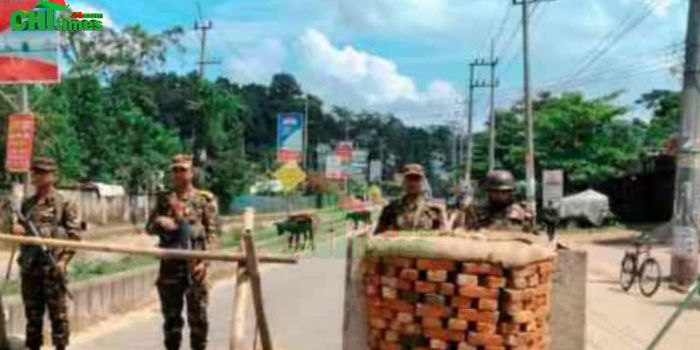 খাগড়াছড়িতে ১৪৪ ধারা চলমান কঠোর অবস্থানে আইনশৃঙ্খলা বাহিনী।