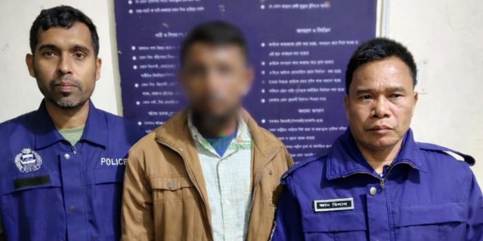 লংগদুতে পুলিশের অভিযানে সিআর ওয়ারেন্টভুক্ত আসামি গ্রেফতার