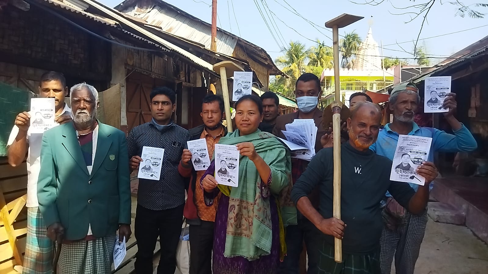 নানিয়ারচরে জুঁই চাকমার গণসংযোগ ও পথসভা