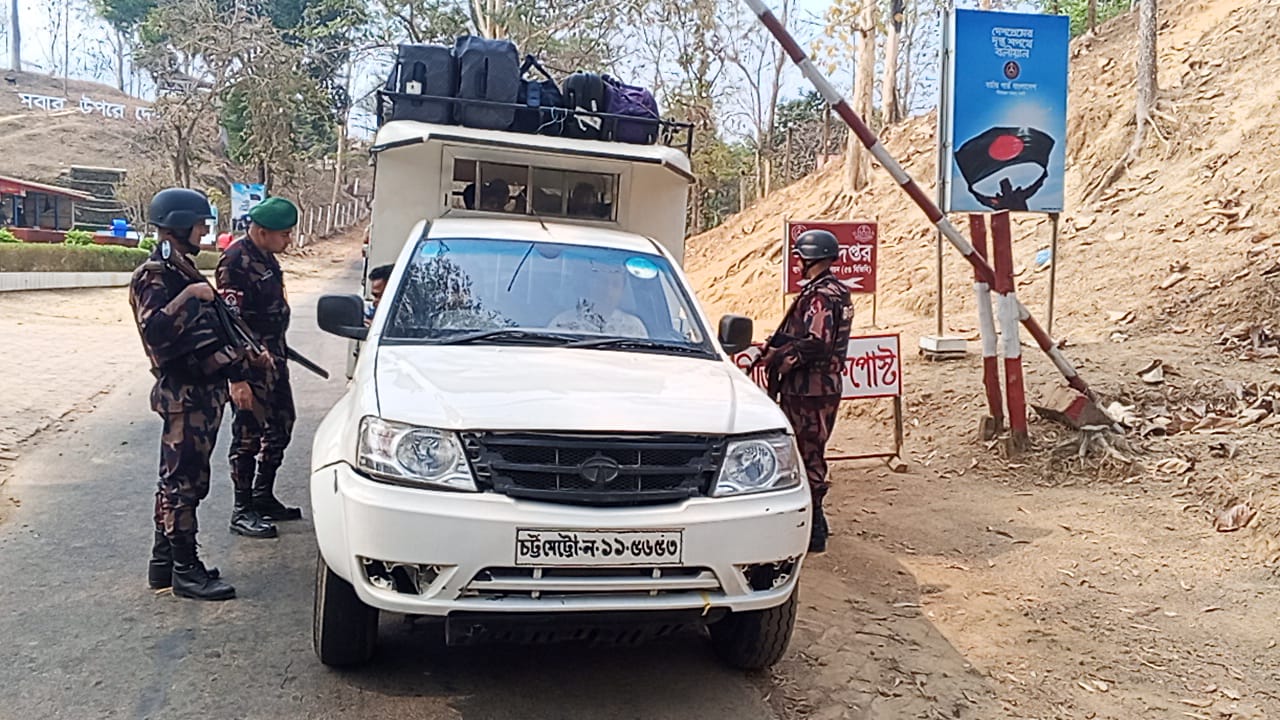 সাজেক সীমান্তে চোরাচালান রোধে বিজিবির নিরাপত্তা জোরদার