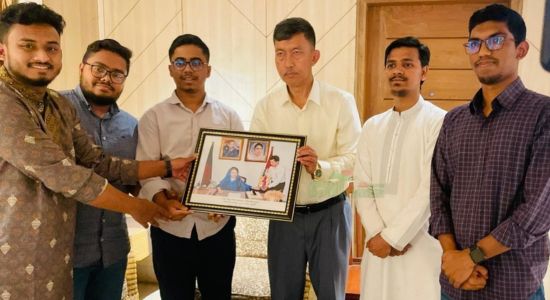 পার্বত্য মন্ত্রী দীপেন দেওয়ানের সাথে পার্বত্য চট্টগ্রাম ছাত্র সংসদের সৌজন্য সাক্ষাৎ
