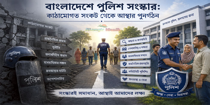 পুলিশ সংস্কার: কাঠামোগত সংকট থেকে আস্থার পুনর্গঠন