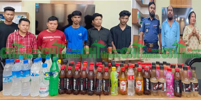 রাঙামাটিতে বিশেষ অভিযানে চোলাইমদ,ইয়াবাসহ ৮ জন গ্রেফতার