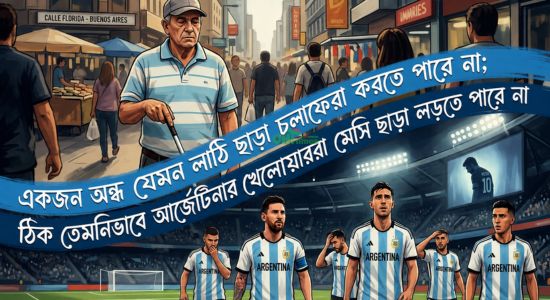 মেসি নেই, আর্জেন্টিনা নেই! দুই দশকের ইতিহাসে বারবার মিলেছে একই চিত্র