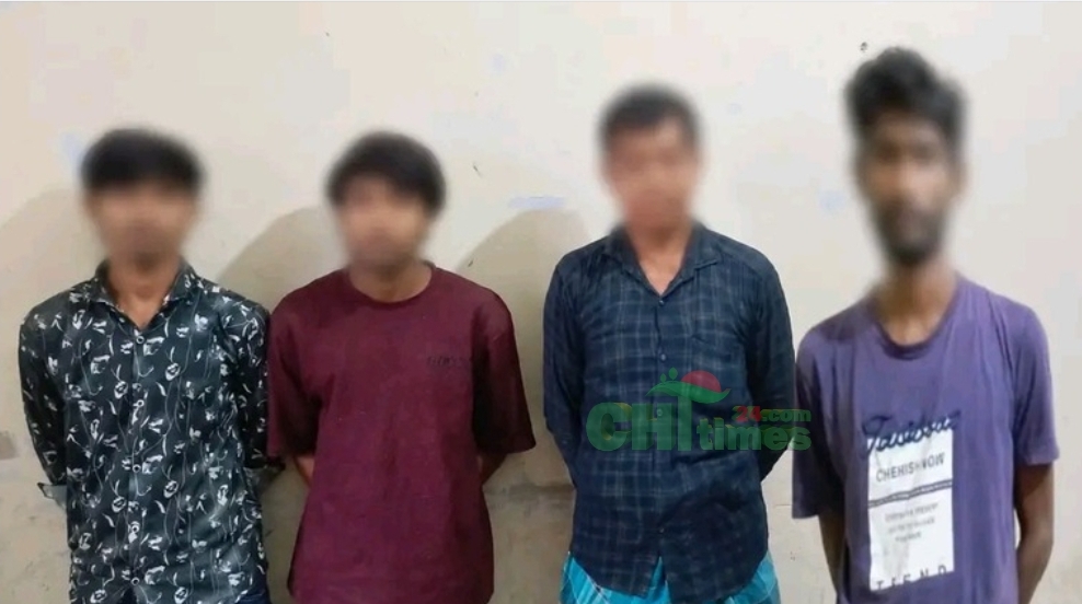 কোতয়ালী থানার বিশেষ অভিযানে প্রতারক ও পরোয়ানাভুক্ত আসামিসহ গ্রেফতার ৪