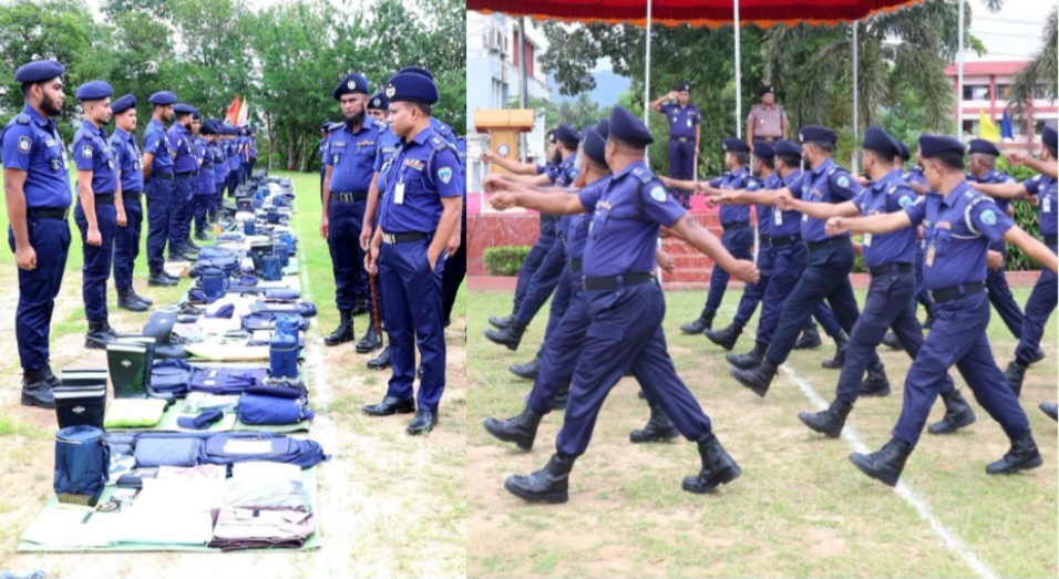 রাঙ্গামাটিতে জেলা পুলিশের মাস্টার প্যারেড ও কিট প্যারেড অনুষ্ঠিত